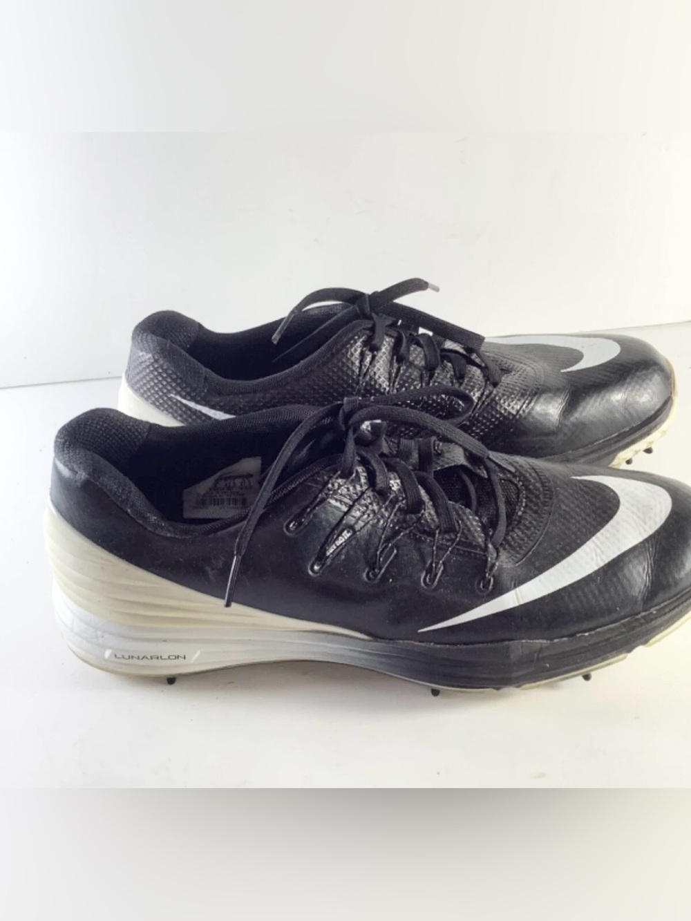 NIKE LUNAR CONTROL 4 WOMEN'S GOLF SHOE 819034-001 Black White - Size 10.5